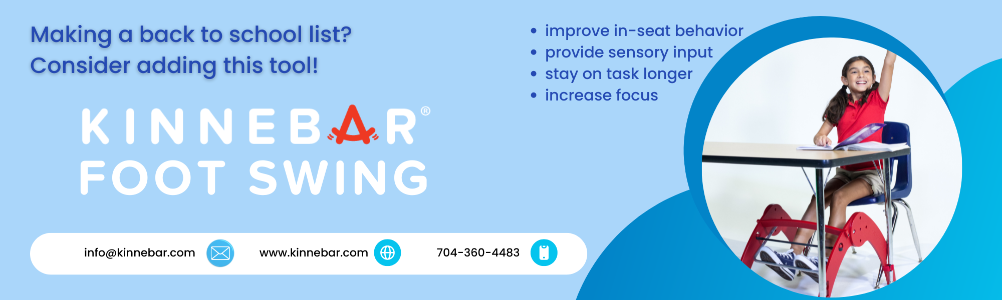 Boosting Focus and Fun This School Year with the KINNEBAR Foot Swing!