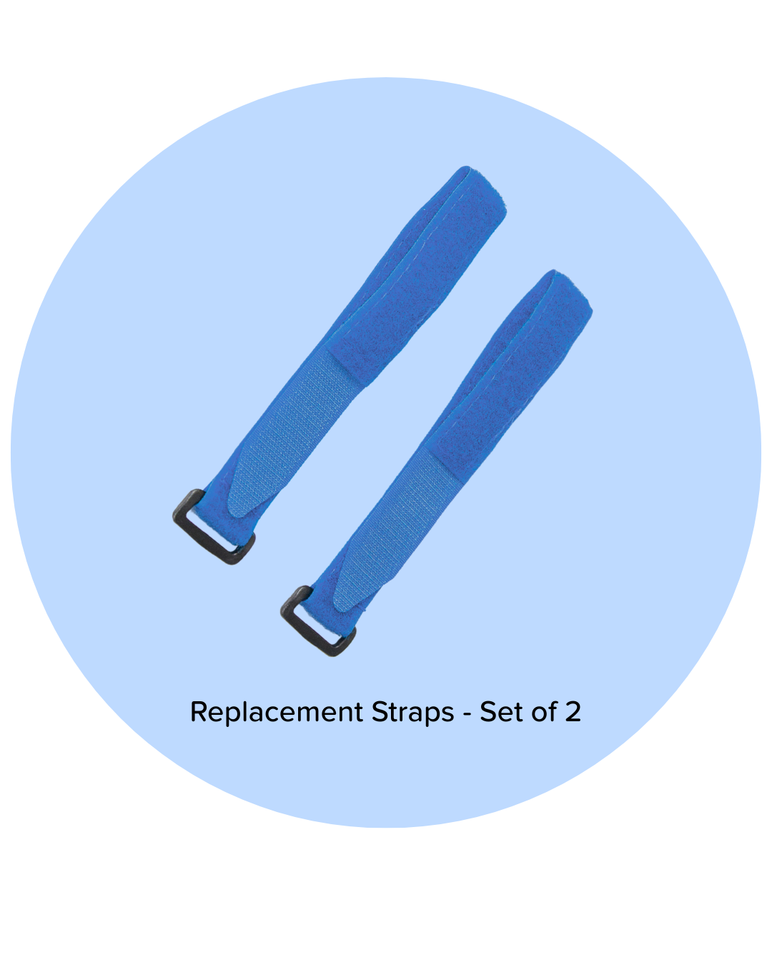 How many hook and loop straps come in one set?